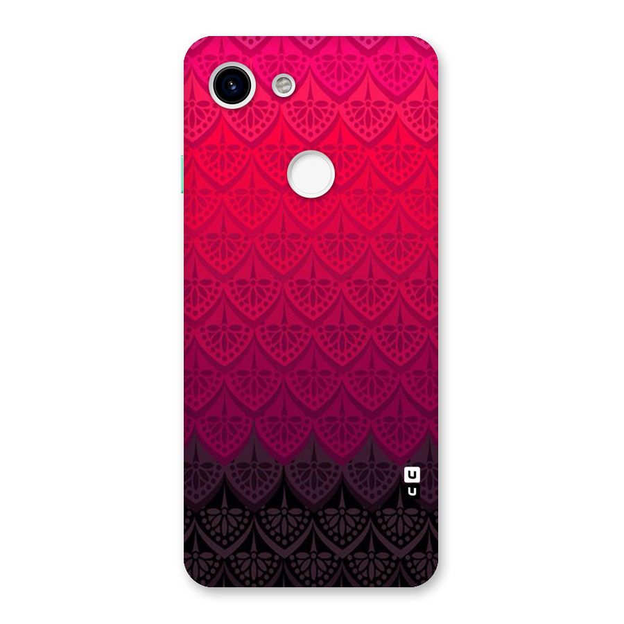 Shades Red Design Back Case for Google Pixel 3