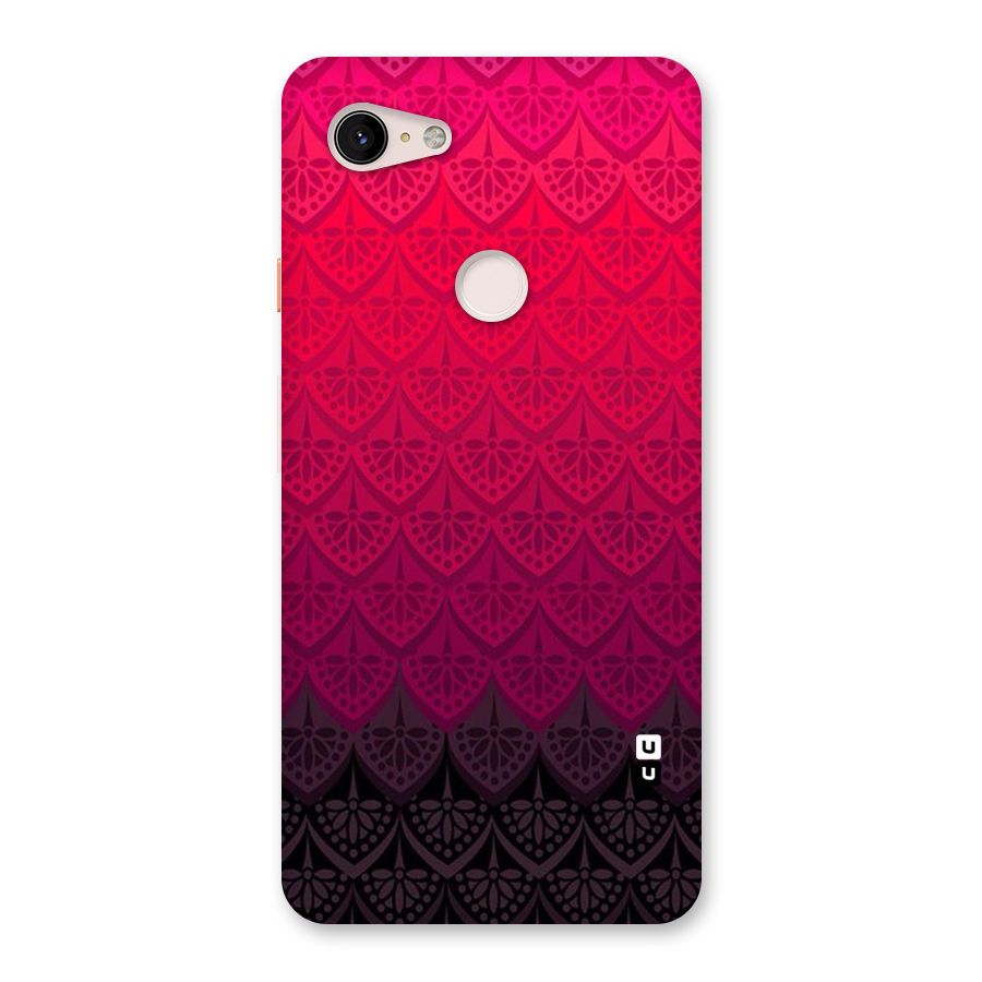 Shades Red Design Back Case for Google Pixel 3 XL