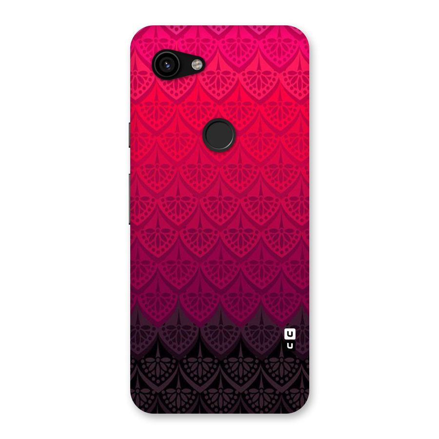 Shades Red Design Back Case for Google Pixel 3a