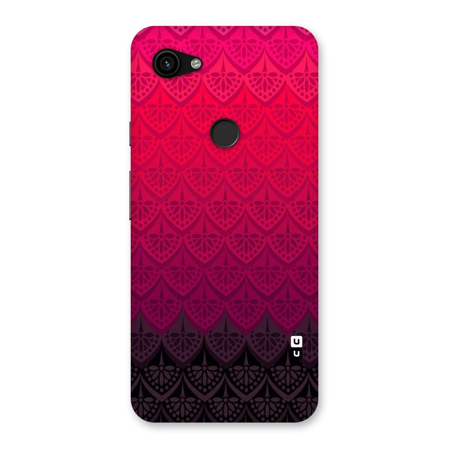 Shades Red Design Back Case for Google Pixel 3a XL