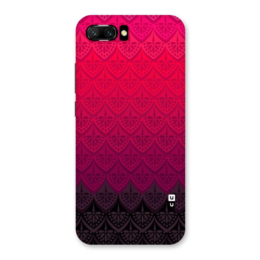 Shades Red Design Back Case for Honor 10