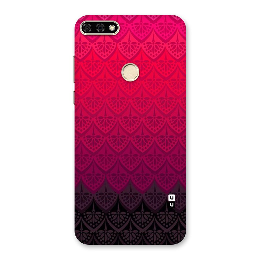 Shades Red Design Back Case for Honor 7A