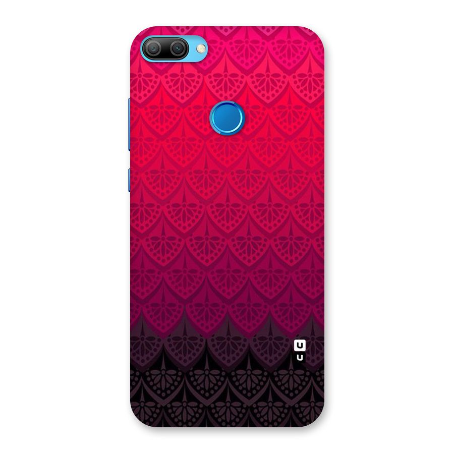 Shades Red Design Back Case for Honor 9N