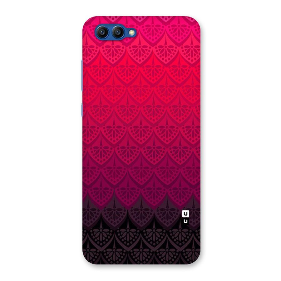 Shades Red Design Back Case for Honor View 10