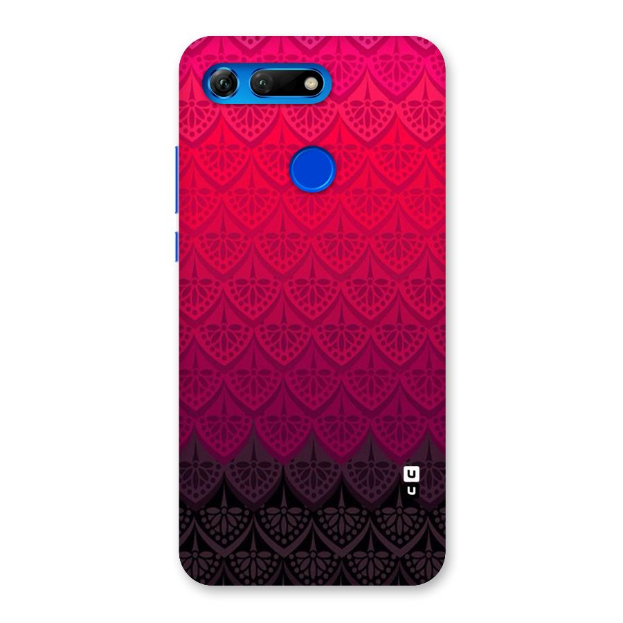 Shades Red Design Back Case for Honor View 20