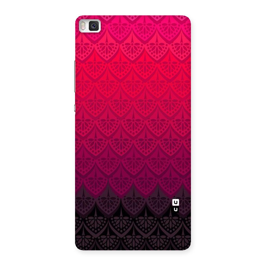 Shades Red Design Back Case for Huawei P8