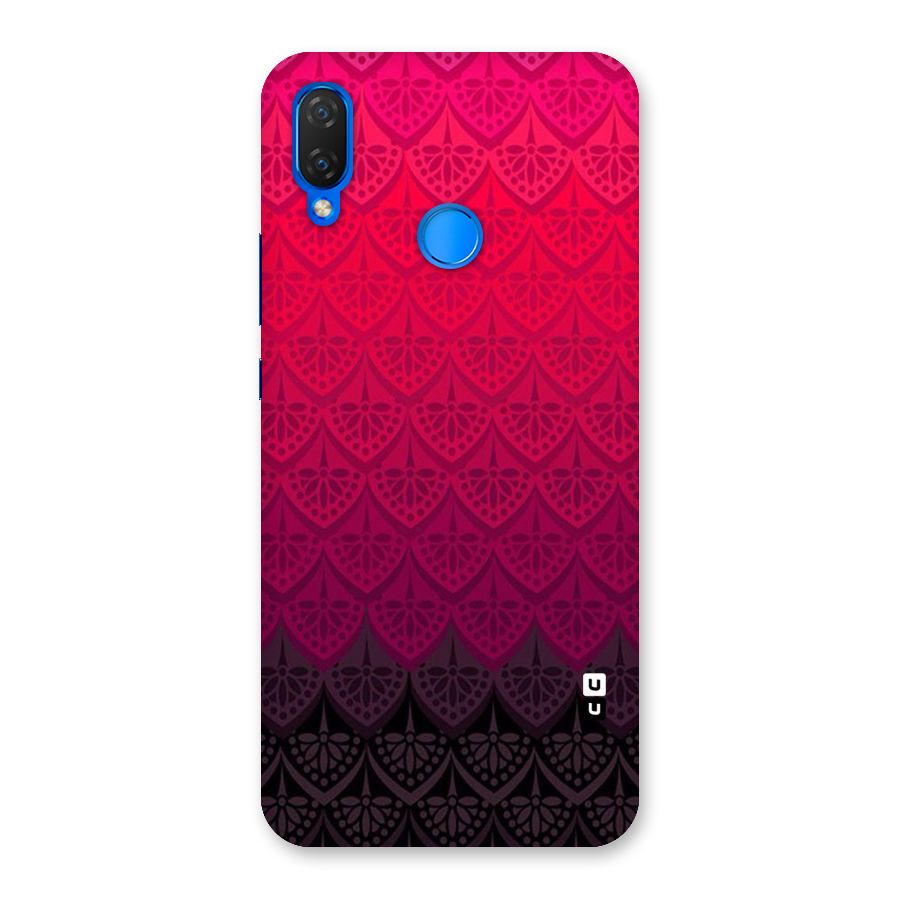 Shades Red Design Back Case for Huawei P Smart+