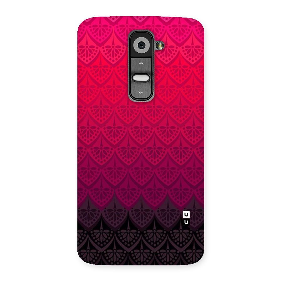Shades Red Design Back Case for LG G2