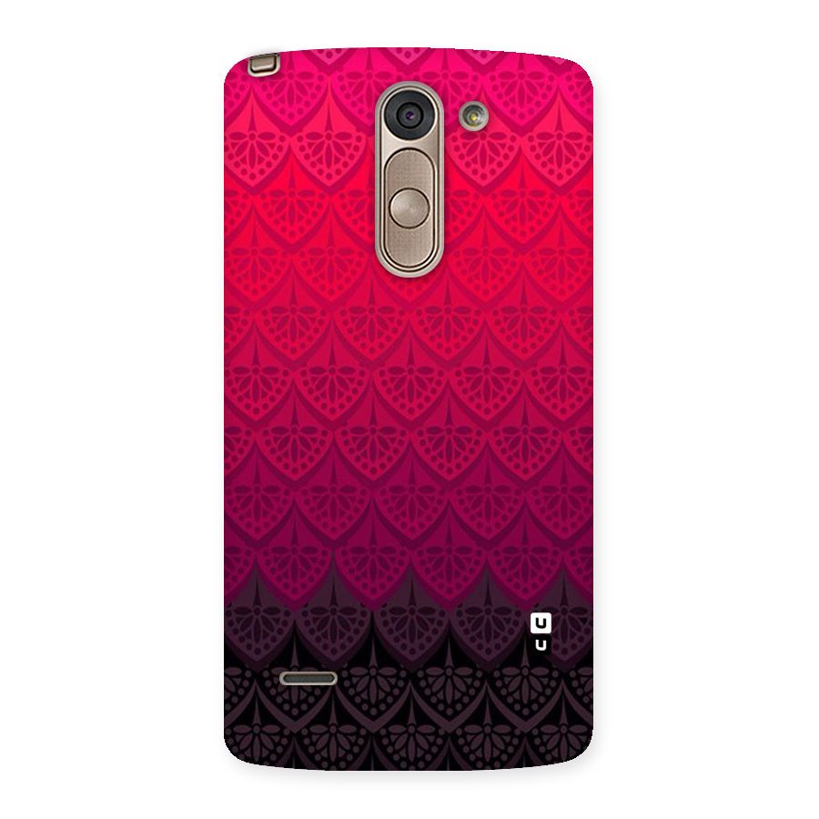 Shades Red Design Back Case for LG G3 Stylus
