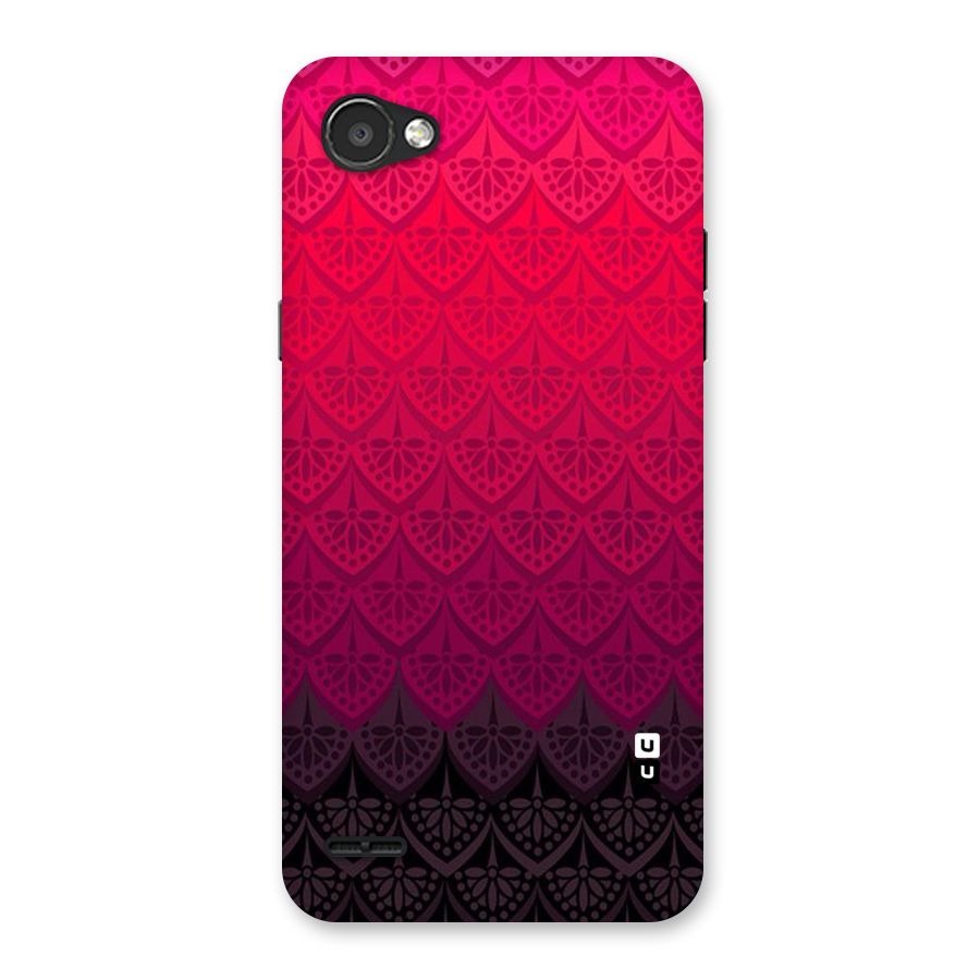 Shades Red Design Back Case for LG Q6