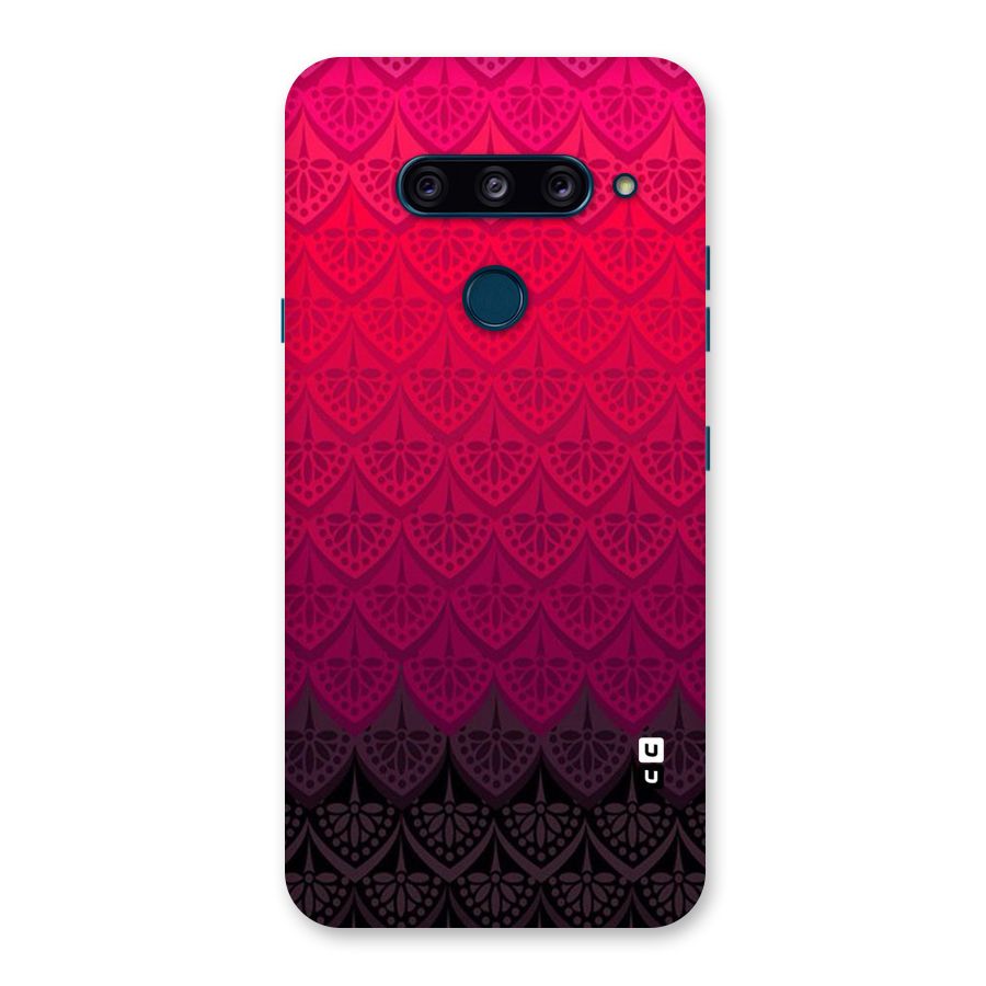 Shades Red Design Back Case for LG  V40 ThinQ