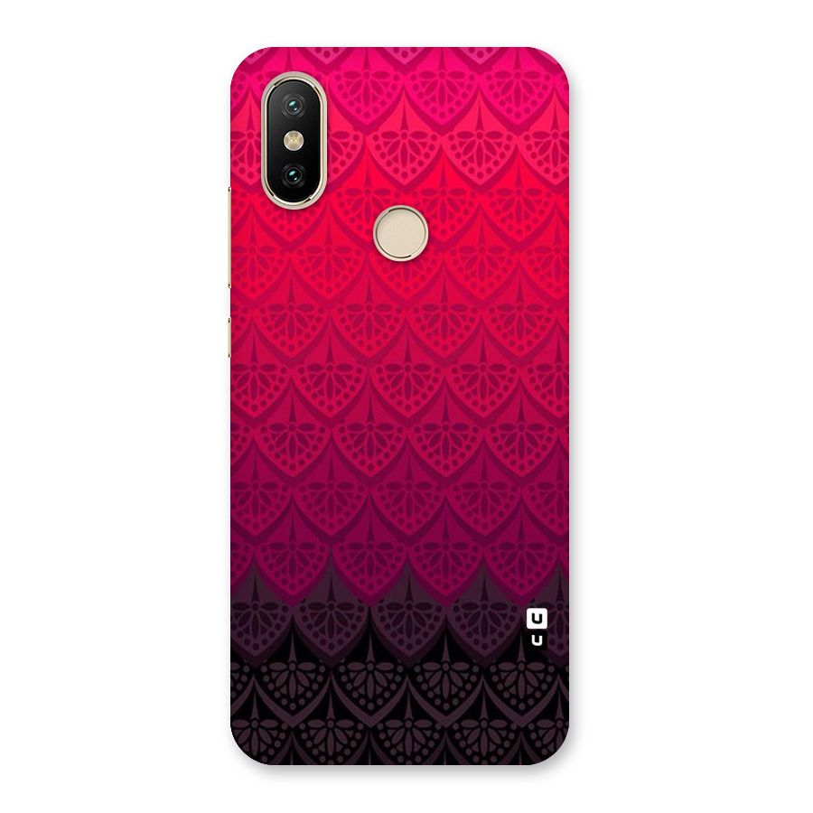 Shades Red Design Back Case for Mi A2