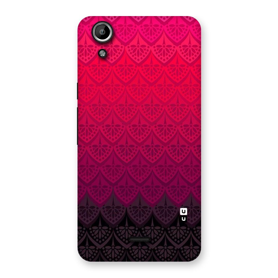 Shades Red Design Back Case for Micromax Canvas Selfie Lens Q345