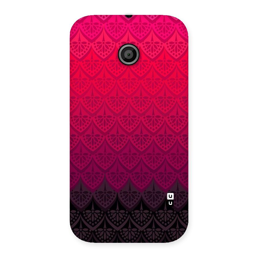 Shades Red Design Back Case for Moto E