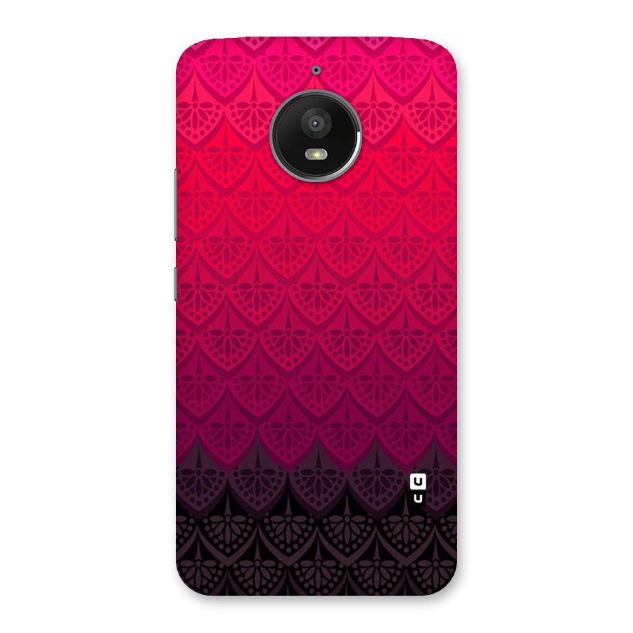 Shades Red Design Back Case for Moto E4 Plus