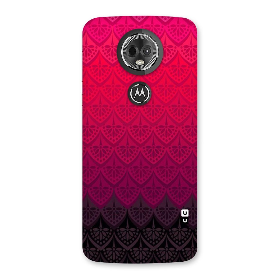 Shades Red Design Back Case for Moto E5 Plus
