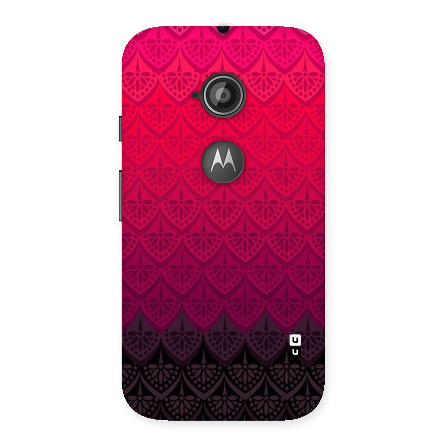 Shades Red Design Back Case for Moto E 2nd Gen