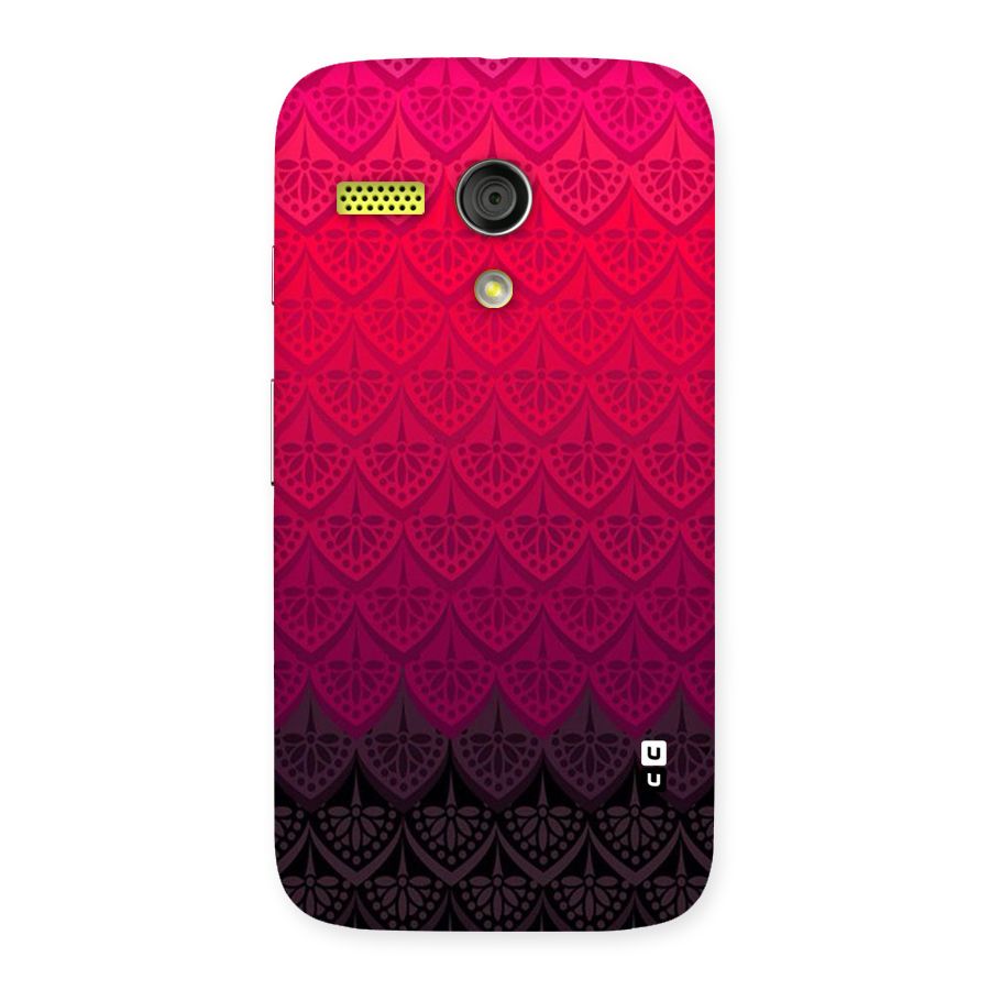 Shades Red Design Back Case for Moto G