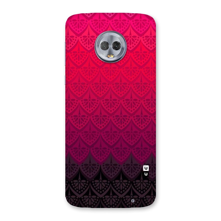 Shades Red Design Back Case for Moto G6 Plus