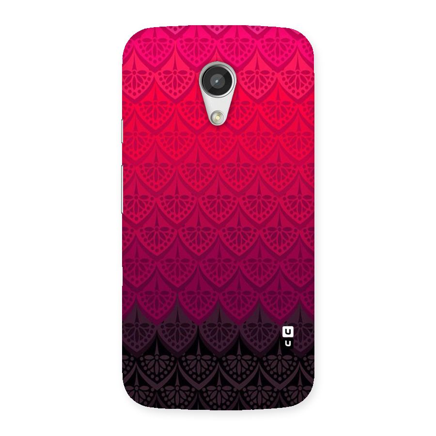 Shades Red Design Back Case for Moto G 2nd Gen