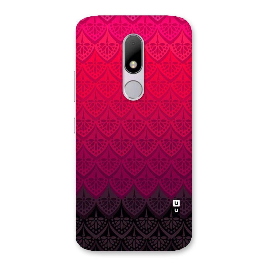 Shades Red Design Back Case for Moto M