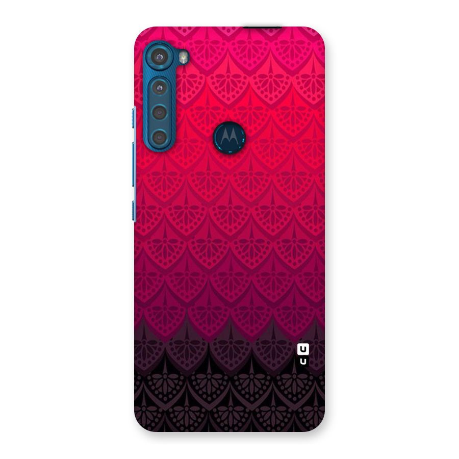 Shades Red Design Back Case for Motorola One Fusion Plus