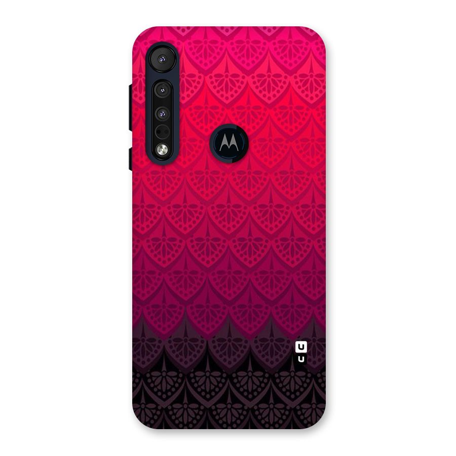 Shades Red Design Back Case for Motorola One Macro