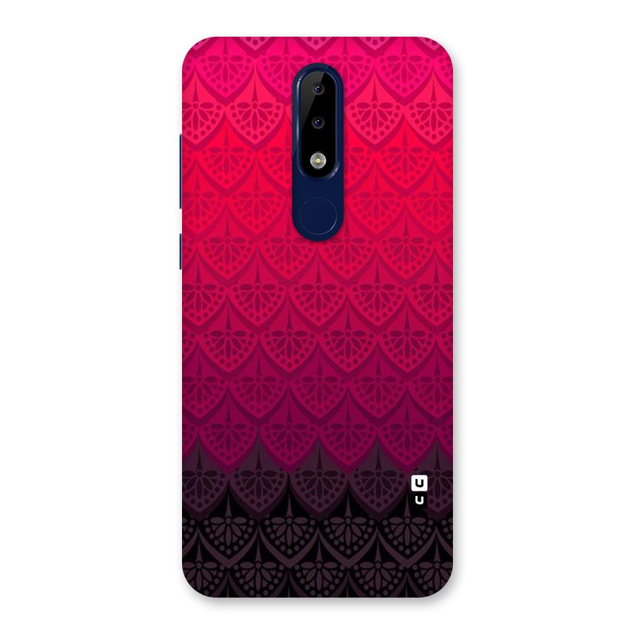 Shades Red Design Back Case for Nokia 5.1 Plus