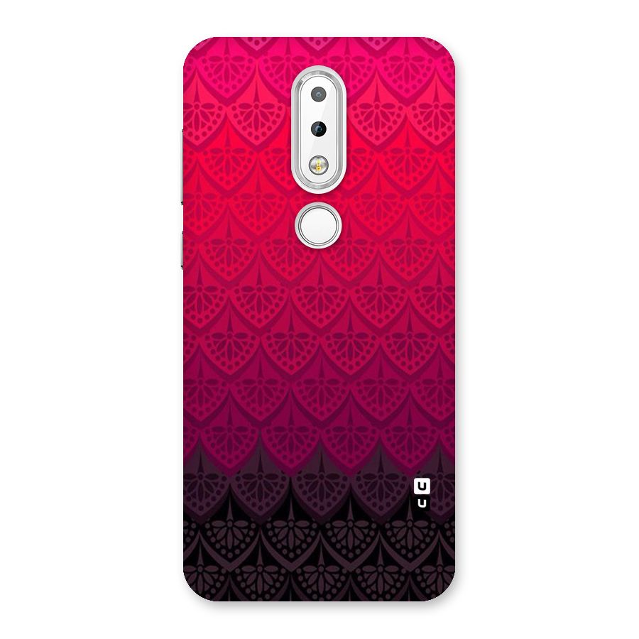 Shades Red Design Back Case for Nokia 6.1 Plus