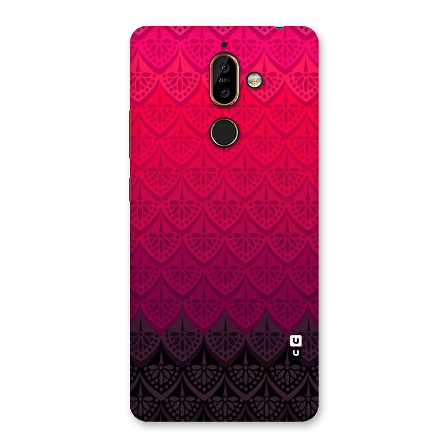 Shades Red Design Back Case for Nokia 7 Plus