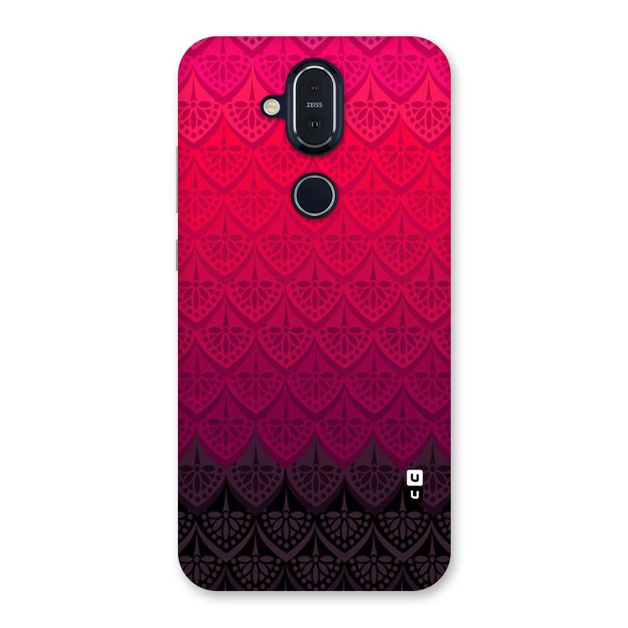 Shades Red Design Back Case for Nokia 8.1