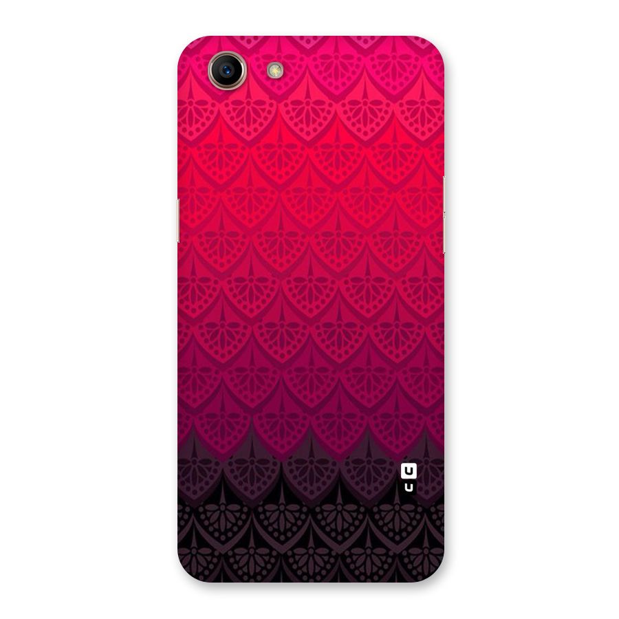 Shades Red Design Back Case for Oppo A83 (2018)
