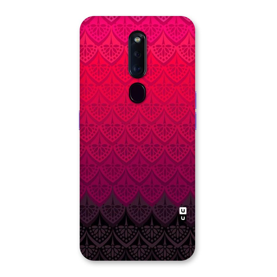 Shades Red Design Back Case for Oppo F11 Pro