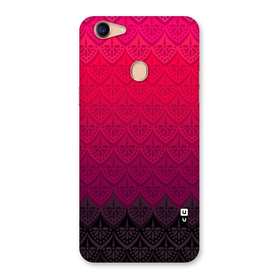 Shades Red Design Back Case for Oppo F5