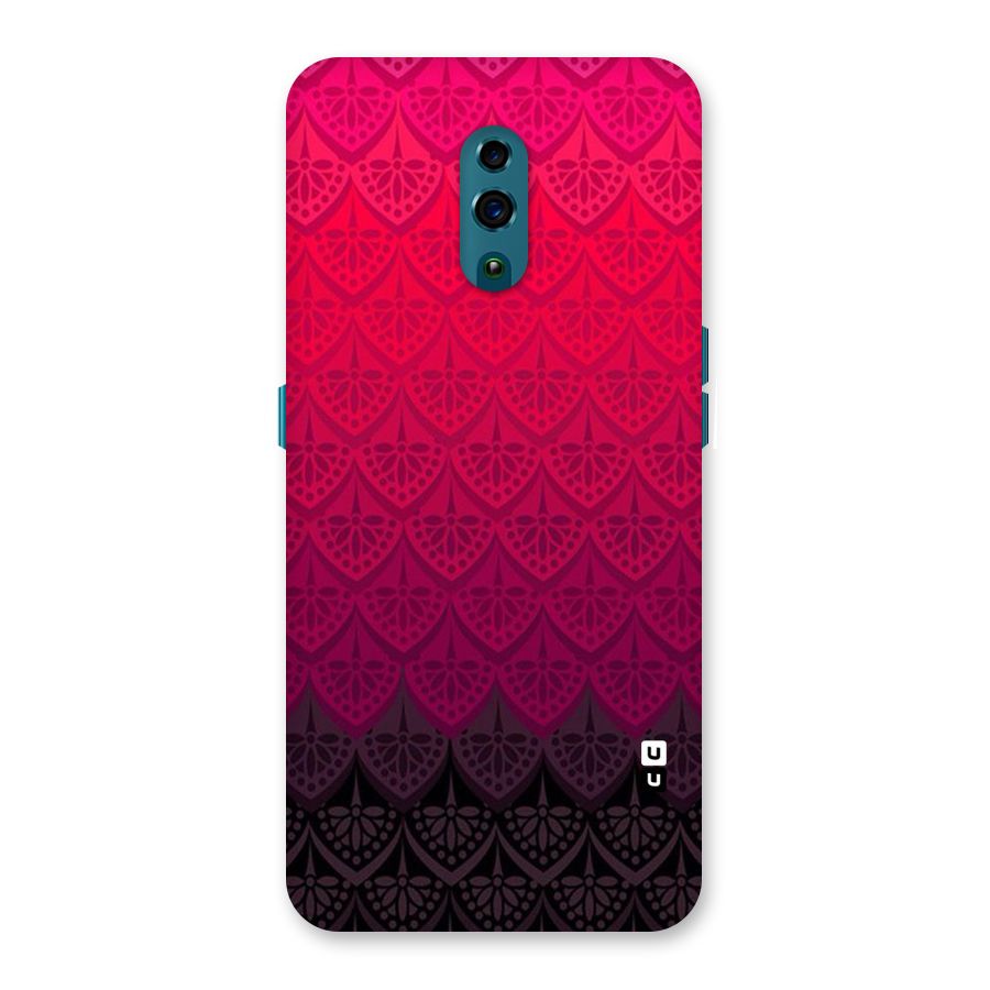 Shades Red Design Back Case for Oppo Reno