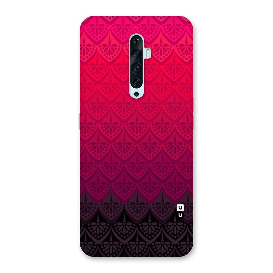 Shades Red Design Back Case for Oppo Reno2 Z