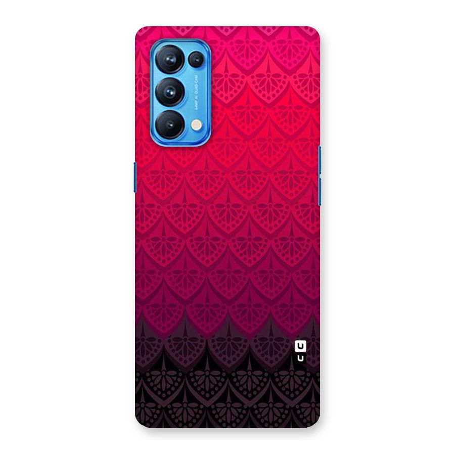 Shades Red Design Back Case for Oppo Reno5 Pro 5G