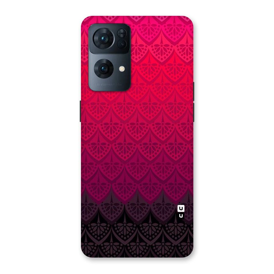Shades Red Design Back Case for Oppo Reno7 Pro 5G
