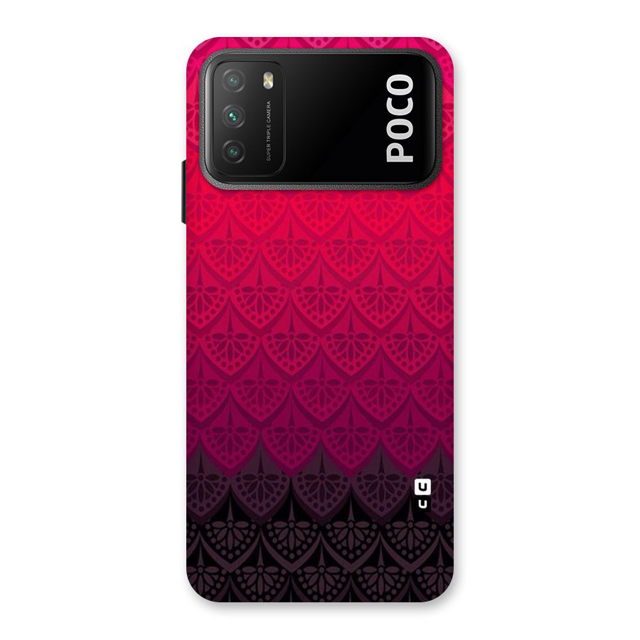 Shades Red Design Back Case for Poco M3