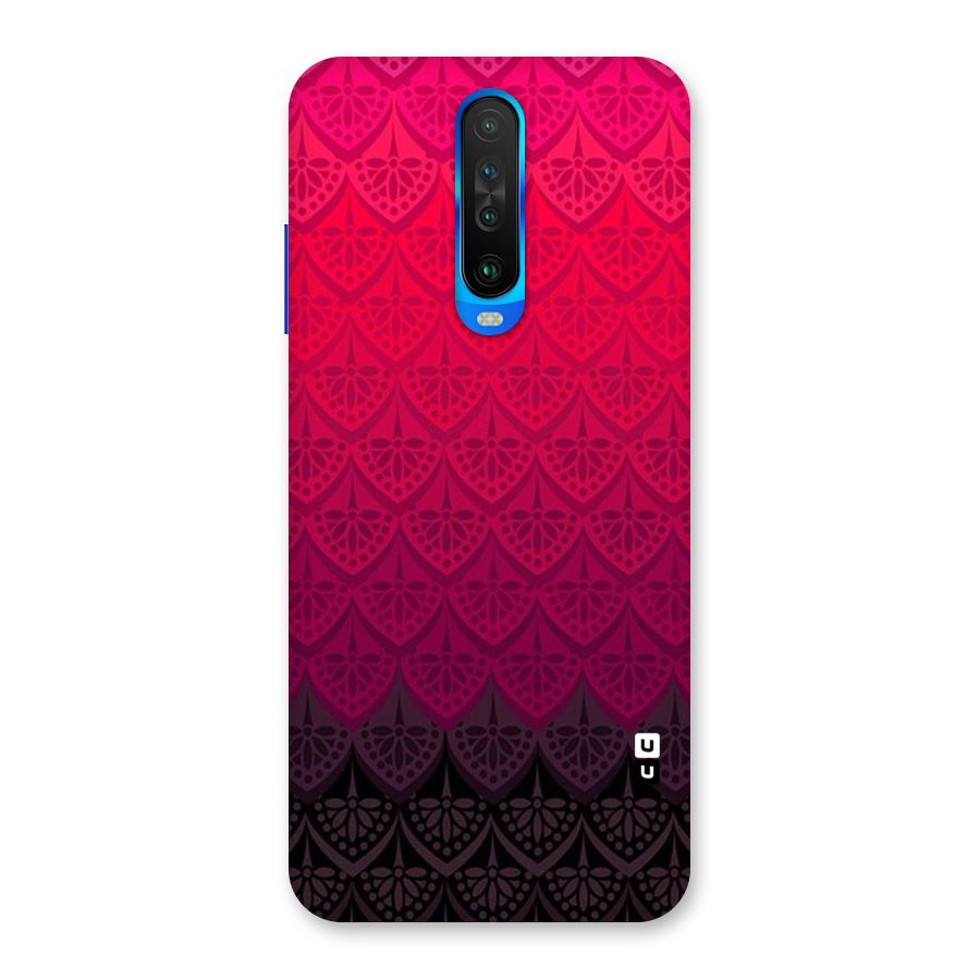 Shades Red Design Back Case for Poco X2