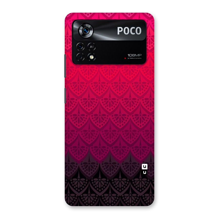 Shades Red Design Back Case for Poco X4 Pro 5G