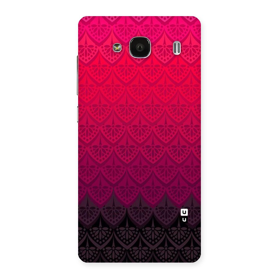 Shades Red Design Back Case for Redmi 2 Prime
