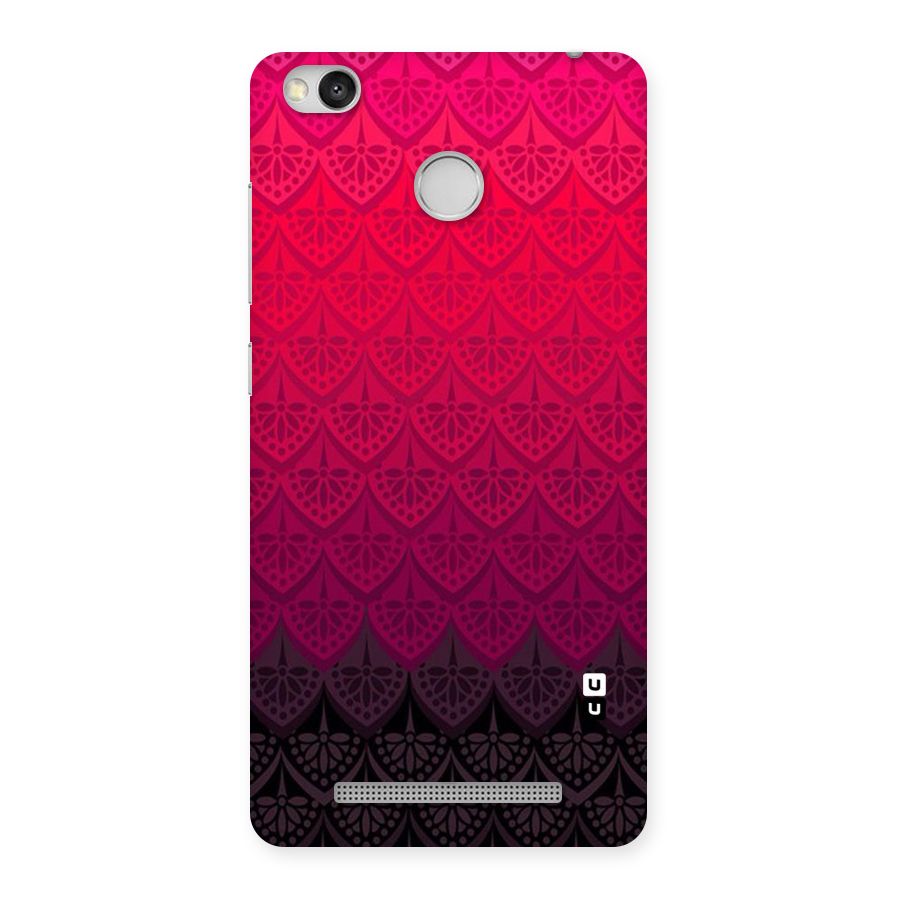 Shades Red Design Back Case for Redmi 3S Prime