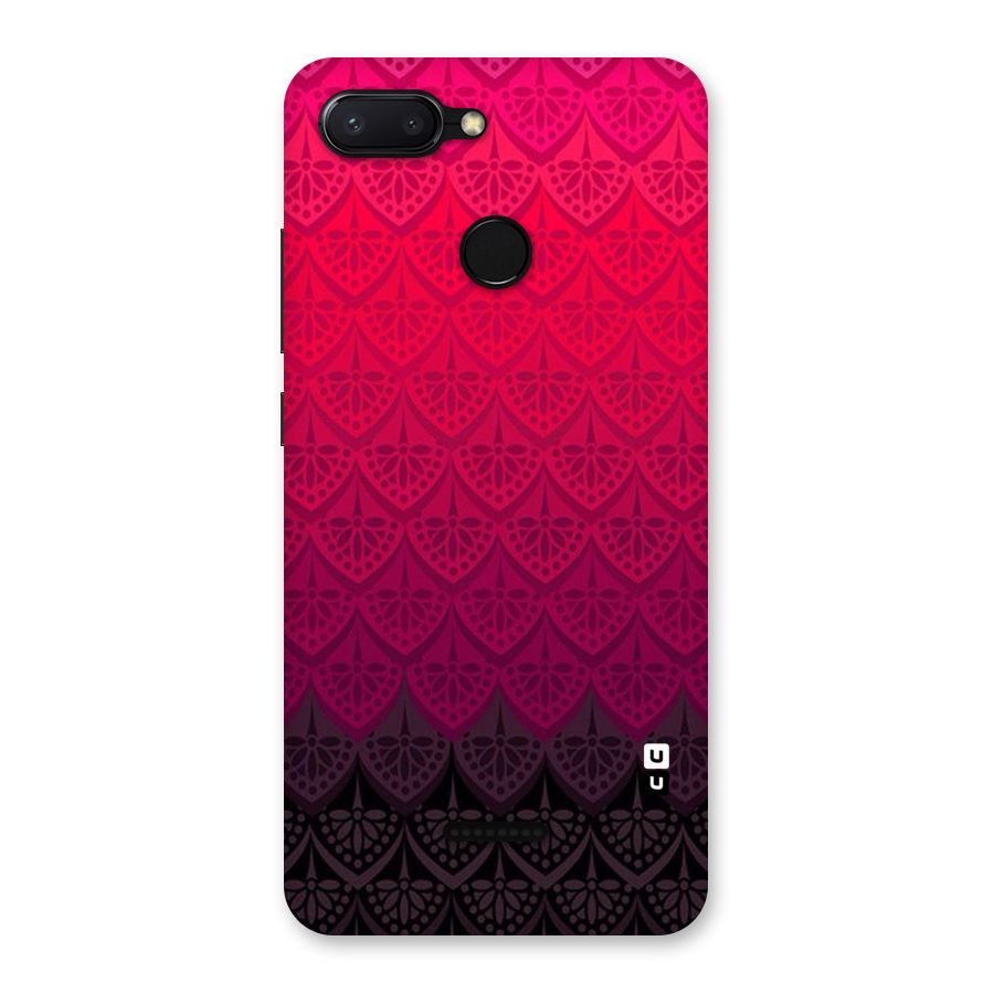 Shades Red Design Back Case for Redmi 6