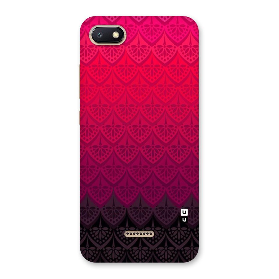 Shades Red Design Back Case for Redmi 6A