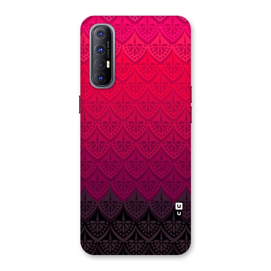 Shades Red Design Back Case for Reno3 Pro