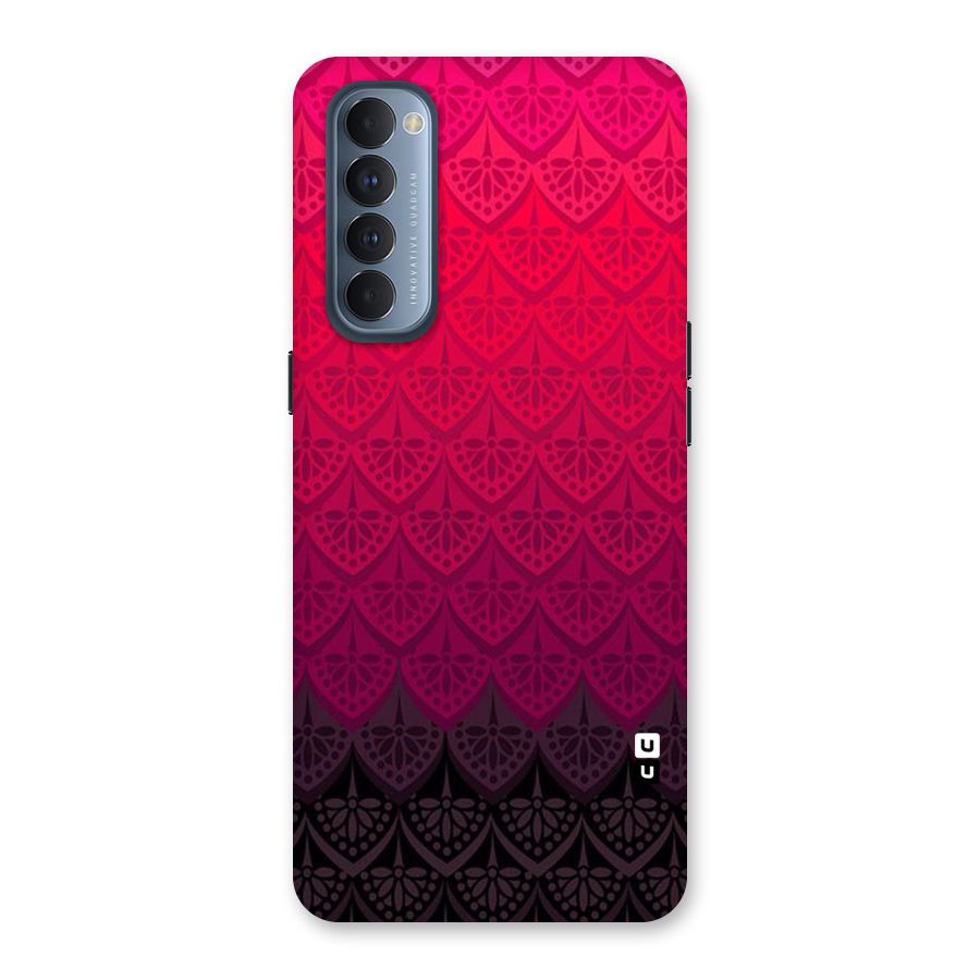 Shades Red Design Back Case for Reno4 Pro