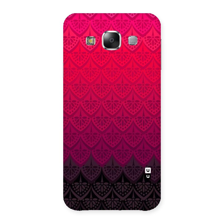 Shades Red Design Back Case for Samsung Galaxy E5