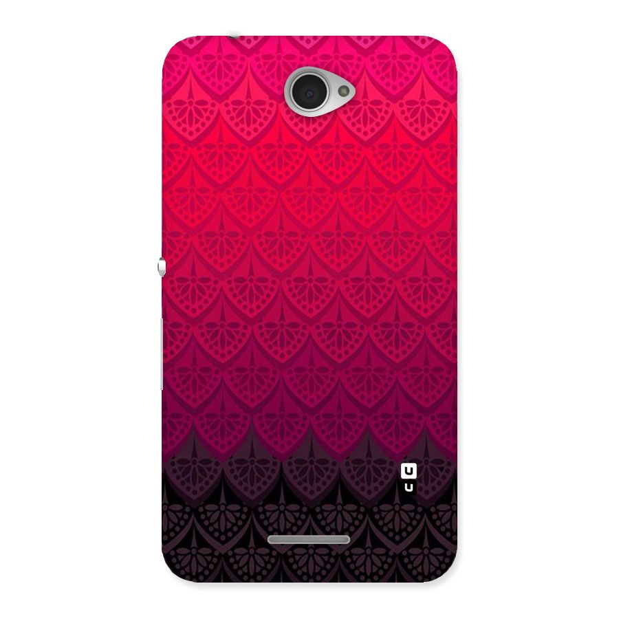 Shades Red Design Back Case for Sony Xperia E4