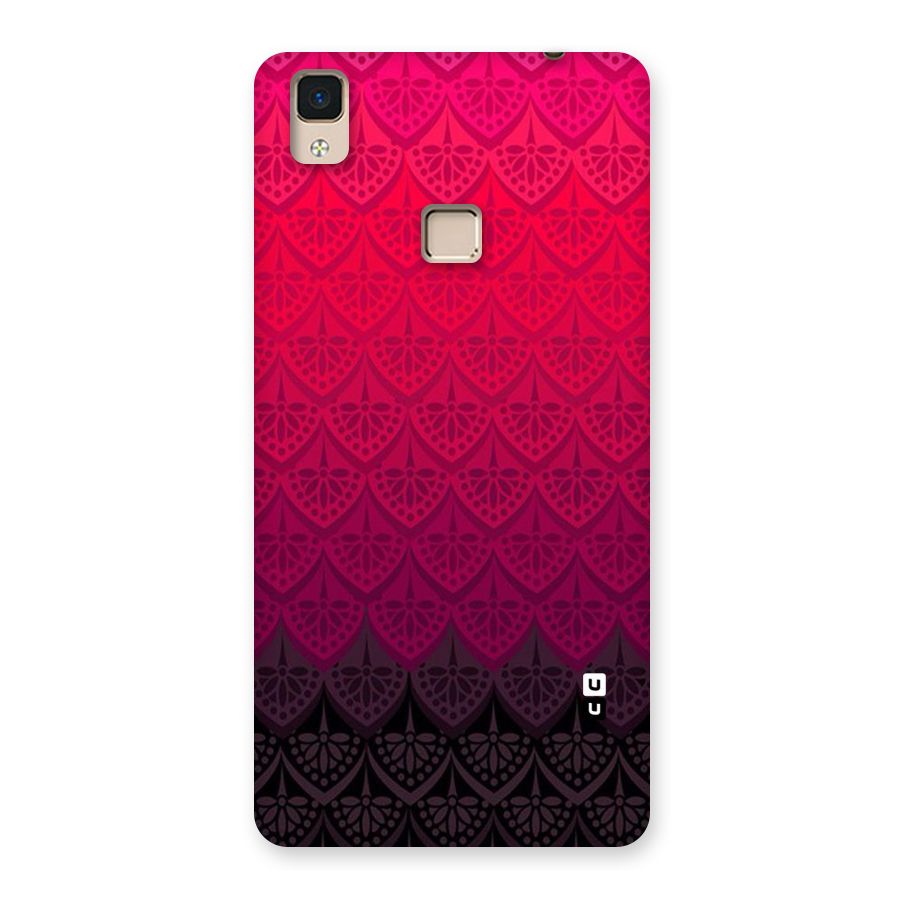 Shades Red Design Back Case for V3 Max